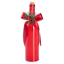 Die moderne Hausfrau LED-Deko-Flasche rot