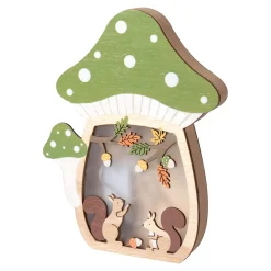 Die moderne Hausfrau ﻿LED-Dekoration "Pilz" grün