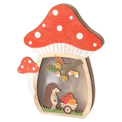 Die moderne Hausfrau ﻿LED-Dekoration "Pilz" rot