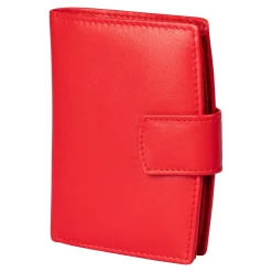 Damen Die moderne Hausfrau Lederbörse „Barbara“ rot