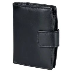 Damen Die moderne Hausfrau Lederbörse „Barbara“ schwarz