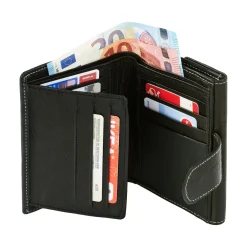 Damen Die moderne Hausfrau Lederbörse personalisiert mit Initialen