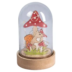 Die moderne Hausfrau LED-Glasglocke „Herbst“