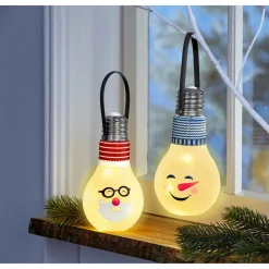 Die moderne Hausfrau LED-Glühbirne Weihnachtsmann