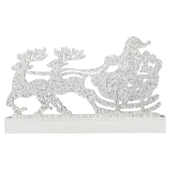 Die moderne Hausfrau LED-Glitterdeko ­„Schlittenfahrt“