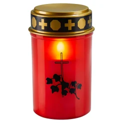 Die moderne Hausfrau LED-Grabkerze "Kreuz"