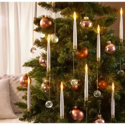 Die moderne Hausfrau LED-Hängekerzen, 10 Stück Diamant