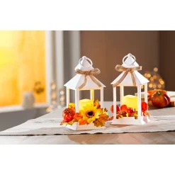 Die moderne Hausfrau LED-Laterne „Herbst“ goldener Herbst