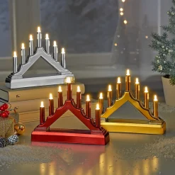 Die moderne Hausfrau LED-Schwibbogen gold