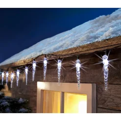 Die moderne Hausfrau LED-Solar-Lichterkette "Eiszapfen"