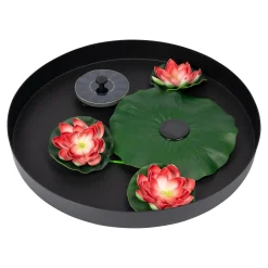 Die moderne Hausfrau LED-Solar-Seerose