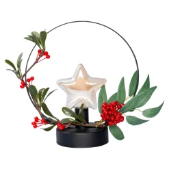 Die moderne Hausfrau LED-Weihnachts-Dekofigur „Beeren“