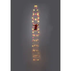 Die moderne Hausfrau LED-Weihnachtsleiter „Weihnachtsmann“