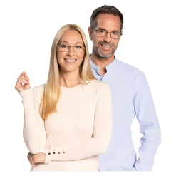 Die moderne Hausfrau Lesebrillen "elegant" + Gratis Etui gold