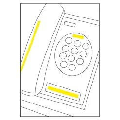 Die moderne Hausfrau Leucht-Klebeband