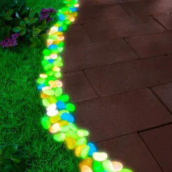 Die moderne Hausfrau Leucht-Steine "Kunterbunt", 100 Stück