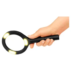 Die moderne Hausfrau Lupe 3-fach mit LED