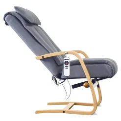 Die moderne Hausfrau Massagesessel "Alpha 233", Shiatsu, mit Relaxfunktion grau