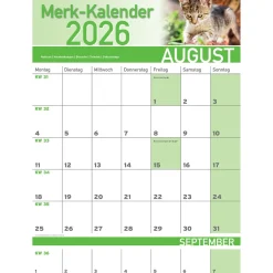 Die moderne Hausfrau Merkkalender 2026 „Katzenbabies“