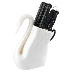 Die moderne Hausfrau Messerblock „Schwan“