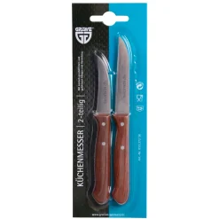 Die moderne Hausfrau Messerset 2-tlg mit Holzgriff Wibschla 33