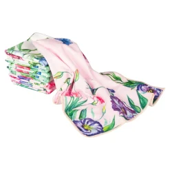 Die moderne Hausfrau Mikrofaser-Küchentücher „Blumenpracht“, 9 Stück