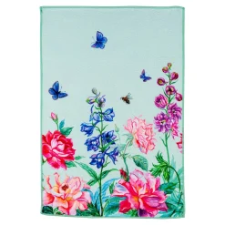 Die moderne Hausfrau Mikrofaser-Küchentücher „Blumenpracht“, 9 Stück