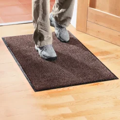 Die moderne Hausfrau Mikrofaser-Matte braun 150x90 cm
