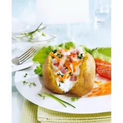 Die moderne Hausfrau Mikrowellen-Kartoffelgarer rot