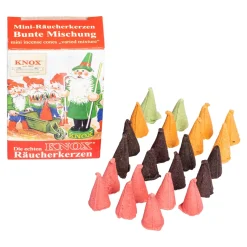 Die moderne Hausfrau Mini-Räucherkerzen "Bunte Mischung", 24 Stück