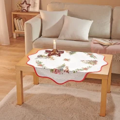 Die moderne Hausfrau Mitteldecke „Katzenweihnacht“