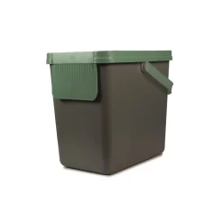 Die moderne Hausfrau Müllbehälter, 3er Set, je 25 l, stapelbar grau