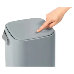 Die moderne Hausfrau Mülleimer „Stockholm" grau