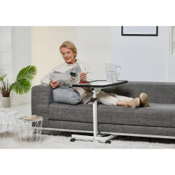 Die moderne Hausfrau Mobiler Beistelltisch weiß