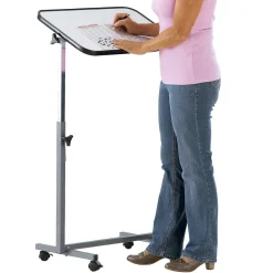 Die moderne Hausfrau Mobiler Stehtisch weiß