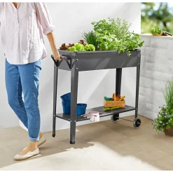 Die moderne Hausfrau Mobiles Hochbeet mit Griff