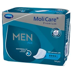 Die moderne Hausfrau MoliCare Premium MEN PAD, 14 Stück Saugleistung 540 ml