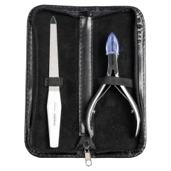 Die moderne Hausfrau Nagelzange + Gratis Nagelfeile und Etui