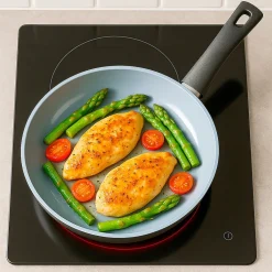 Die moderne Hausfrau Natural Line Keramik Bratpfanne 24 cm | ohne Deckel