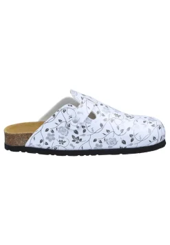 Damen Die moderne Hausfrau NERPIO Clogs weiß