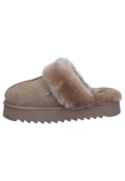 Damen Die moderne Hausfrau NERPIO HOME Hausschuhe braun