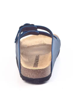 Damen Die moderne Hausfrau NOVELDA Pantoletten blau