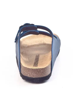 Damen Die moderne Hausfrau NOVELDA Pantoletten blau