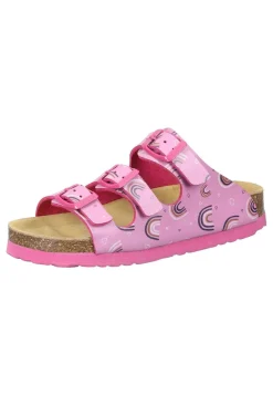 Damen Die moderne Hausfrau NOVELDA KIDS Pantoletten pink