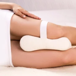 Die moderne Hausfrau Oberschenkel-Kissen für Seitenschläfer natur