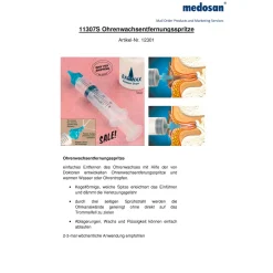 Die moderne Hausfrau Ohrenwachs-Entfernungsspritze