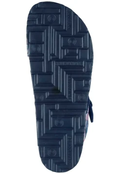 Damen Die moderne Hausfrau OLIVA Pantoletten blau