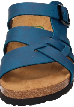 Damen Die moderne Hausfrau OLIVA Pantoletten blau