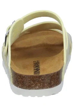 Damen Die moderne Hausfrau OLIVA Pantoletten hellgel