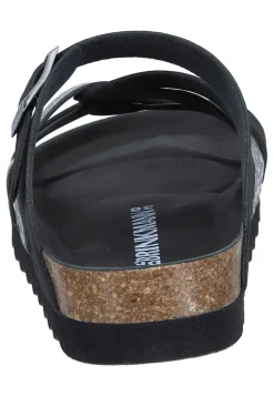 Damen Die moderne Hausfrau OLIVA Pantoletten schwarz